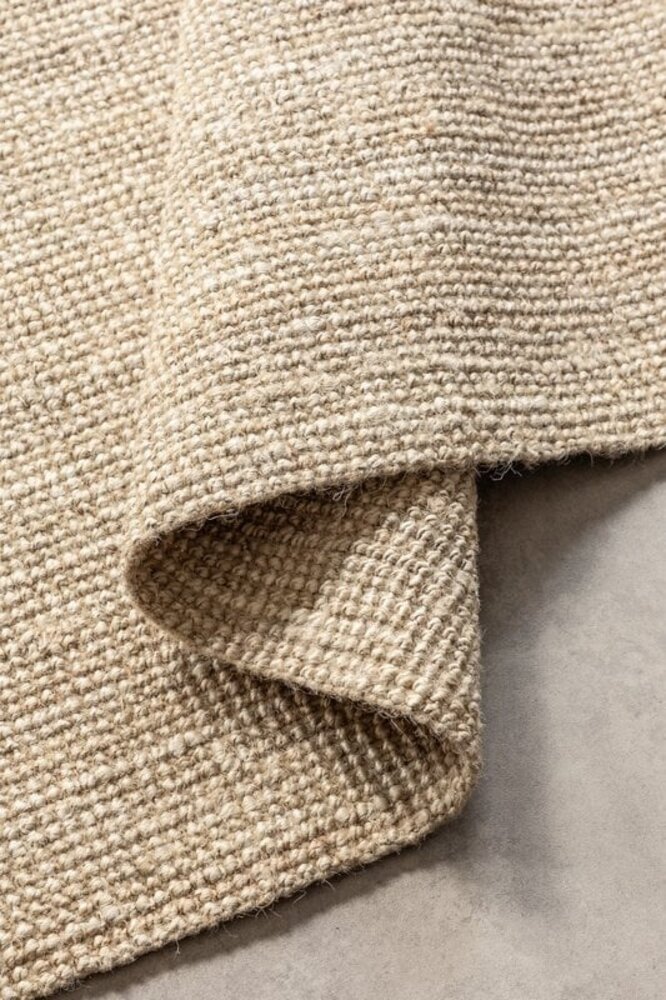 Handgeweven Jute vloerkleed - Bouclé Jaipur Crème