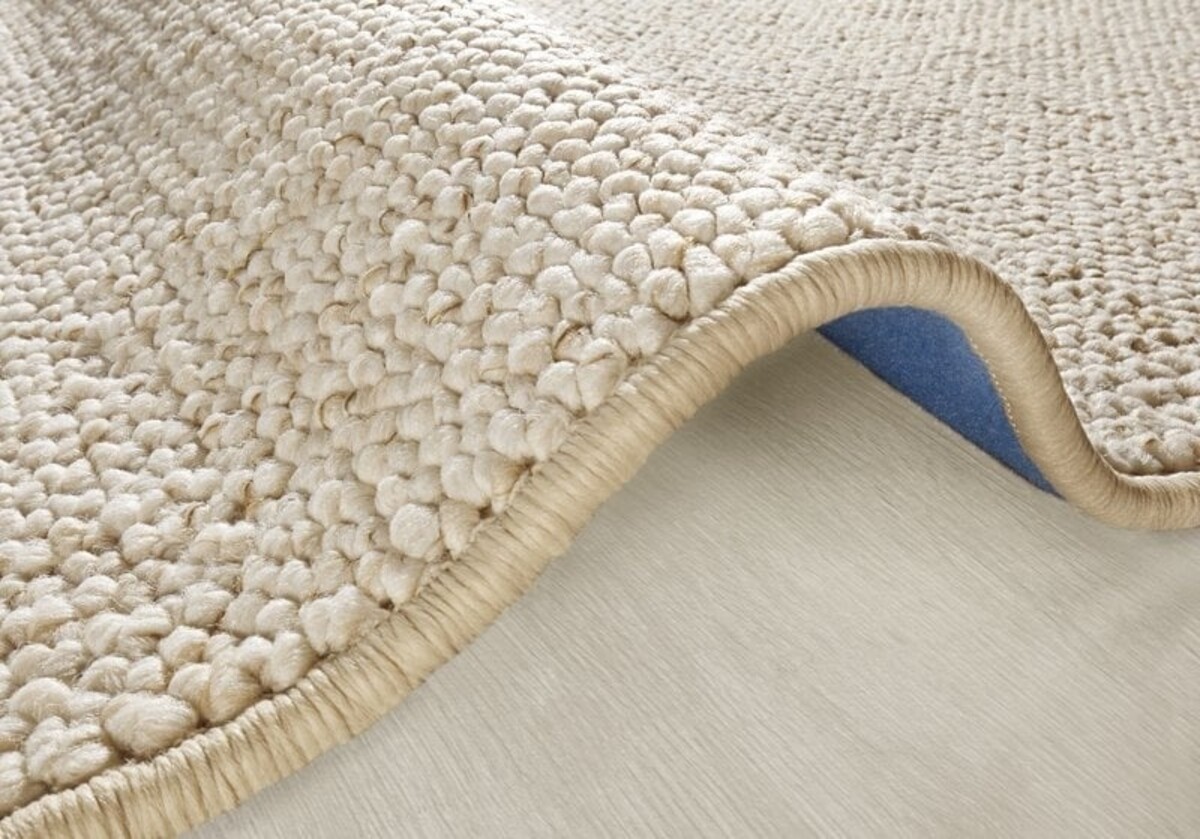 Tufted vloerkleed - Wollen Look Crème
