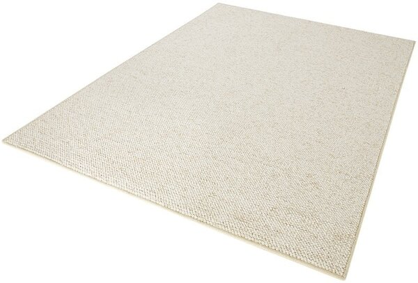 Tufted vloerkleed - Wollen Look Crème