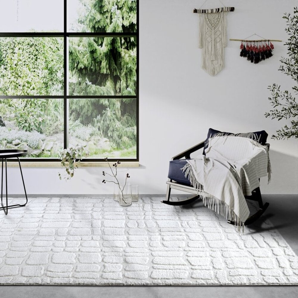 Modern vloerkleed - Gallery Artistique Crème Modern vloerkleed - Gallery Artistique Crème