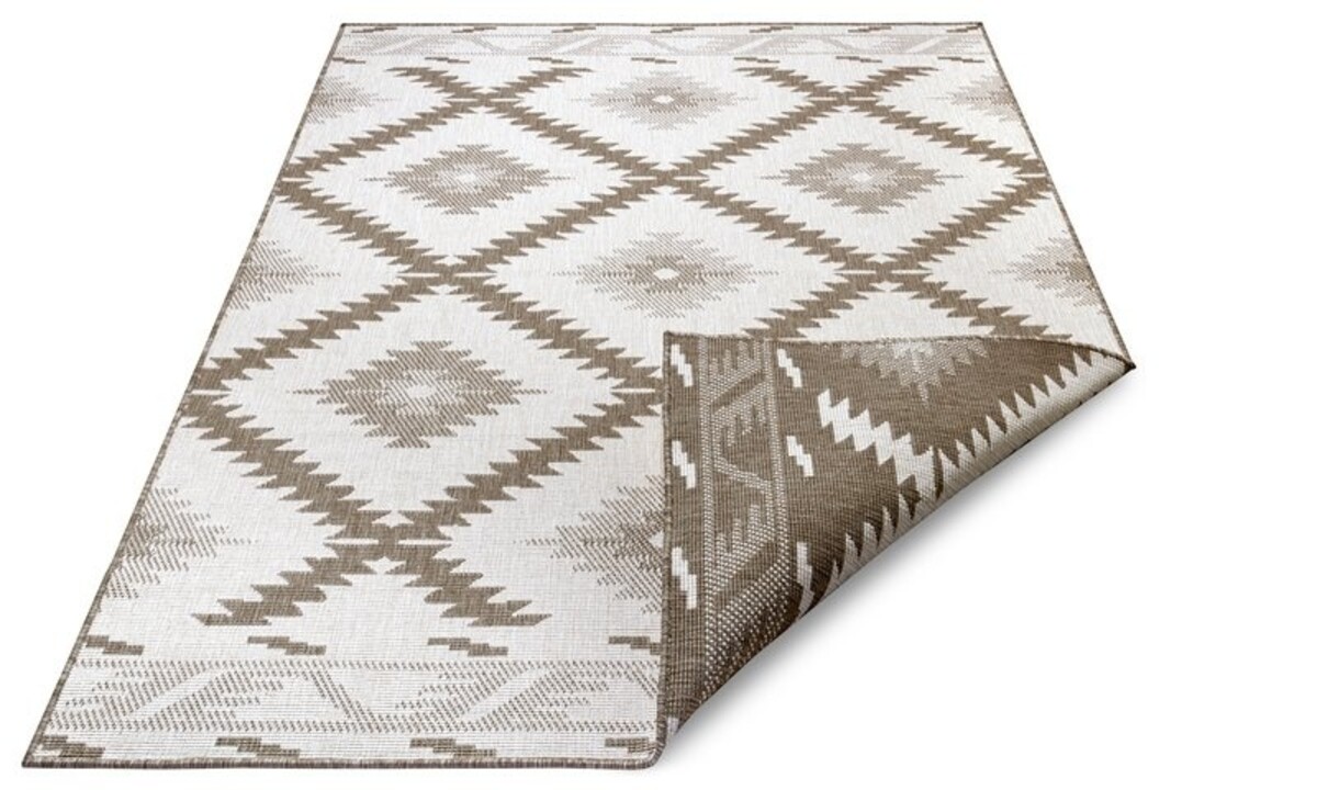 Binnen & Buitenkleed Omkeerbaar - Malibu Beige/Crème