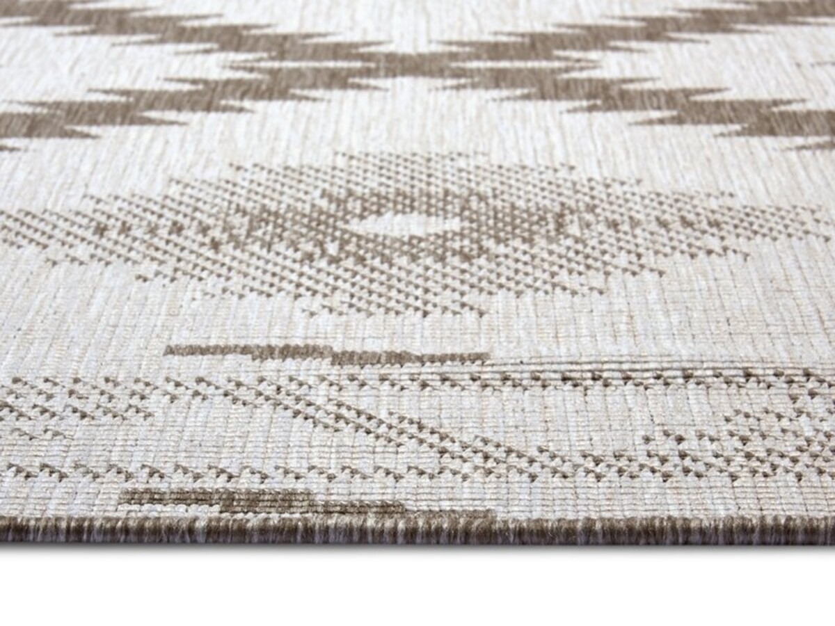 Binnen & Buitenkleed Omkeerbaar - Malibu Beige/Crème