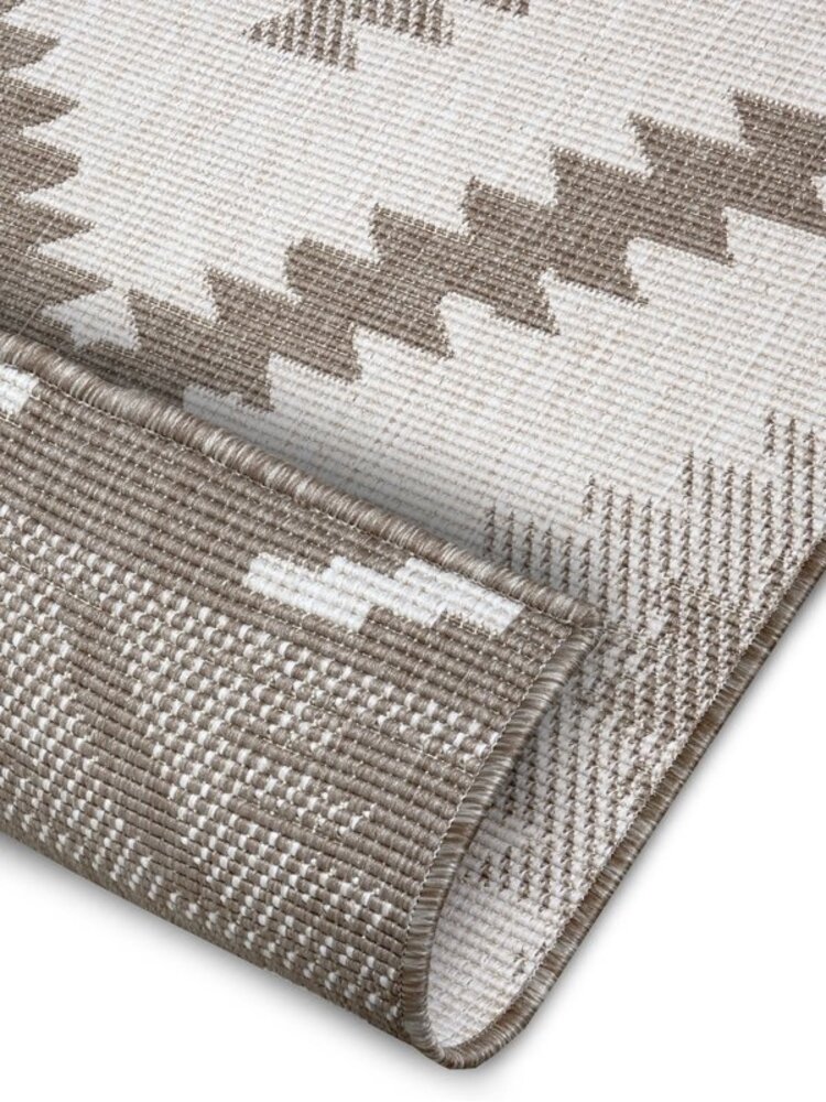 Binnen & Buitenkleed Omkeerbaar - Malibu Beige/Crème