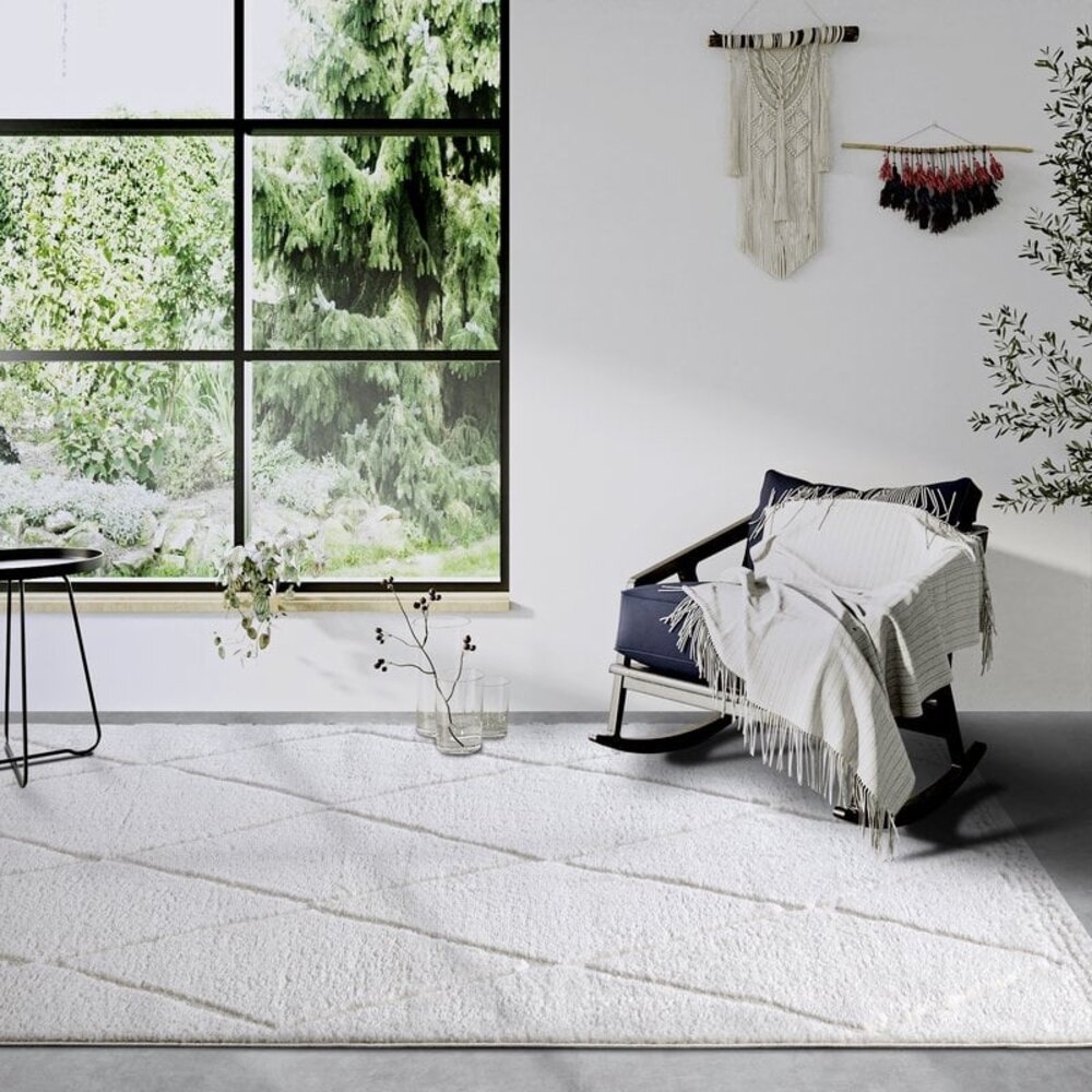 Scandinavisch vloerkleed - Gallery Perrotin Crème Scandinavisch vloerkleed - Gallery Perrotin Crème
