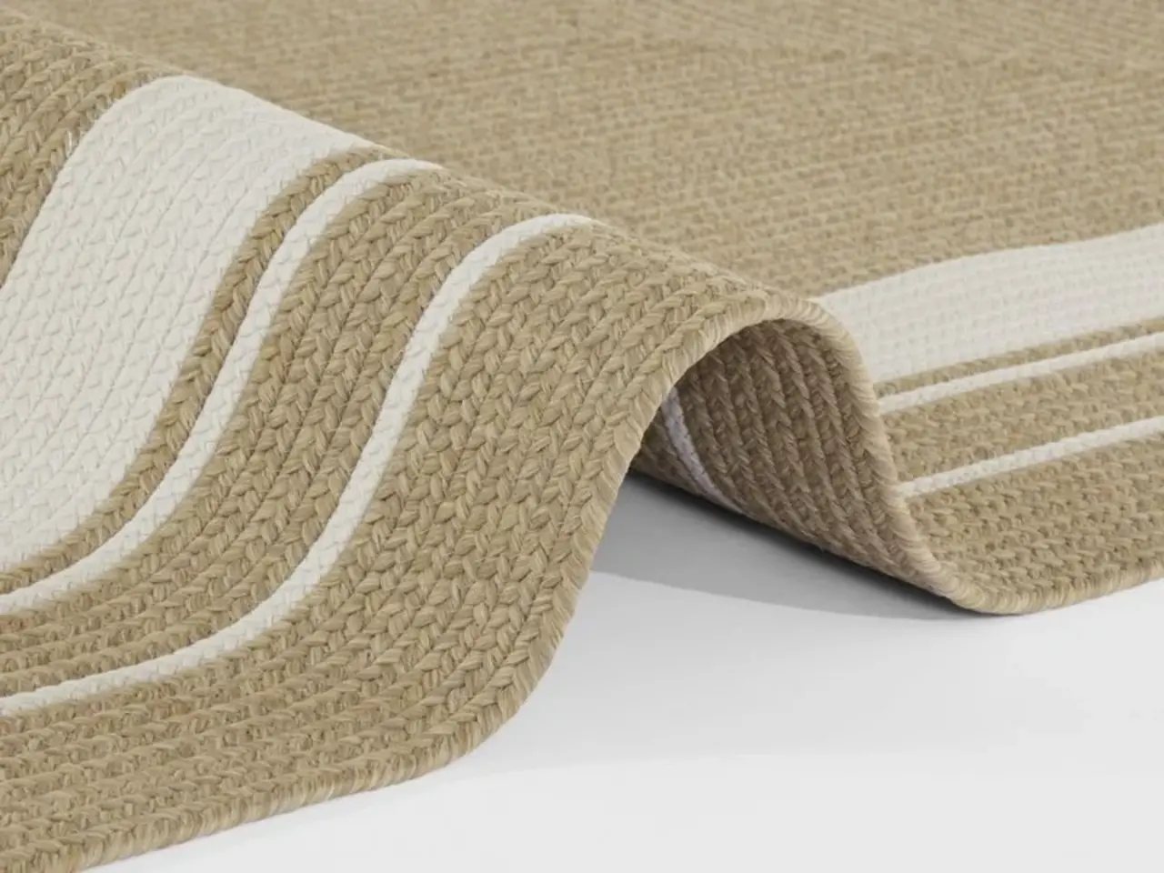 Binnen- En Buitenkleed - Trenzado Beige/Crème