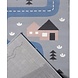 Kindervloerkleed - Design Kids Straat Grijs/Blauw Kindervloerkleed - Design Kids Straat Grijs/Blauw