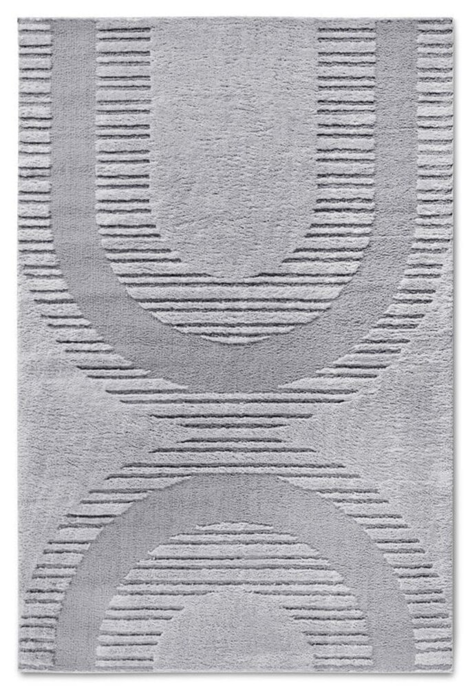 Elle Decoration - Gallery - Hoogpolig vloerkleed - Bartoux - Lichtgrijs Elle Decoration - Gallery - Hoogpolig vloerkleed - Bartoux - Lichtgrijs