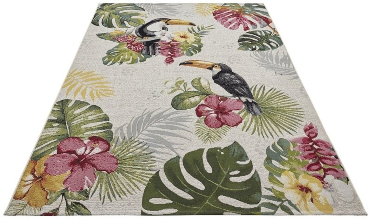 Binnen- En Buitenkleed - Tropical Multicolor Binnen- En Buitenkleed - Tropical Multicolor