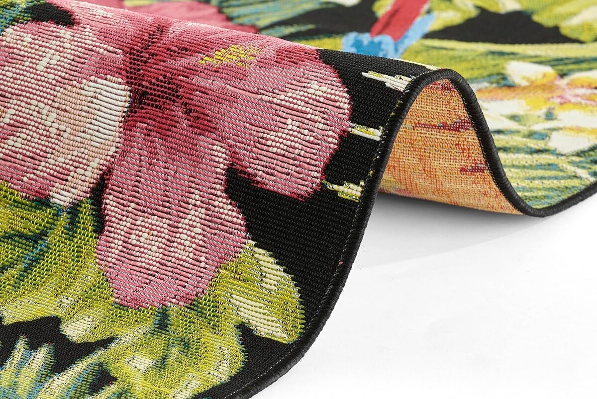 Binnen- En Buitenkleed - Tropical Flowers Multicolor Binnen- En Buitenkleed - Tropical Flowers Multicolor