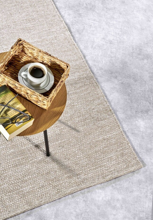 Elle Decoration - Wollen vloerkleed - Delhi -Beige