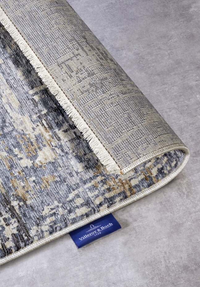 Villeroy & Boch - Vintage Laagpolig vloerkleed - Joseph - Blauw / Crème