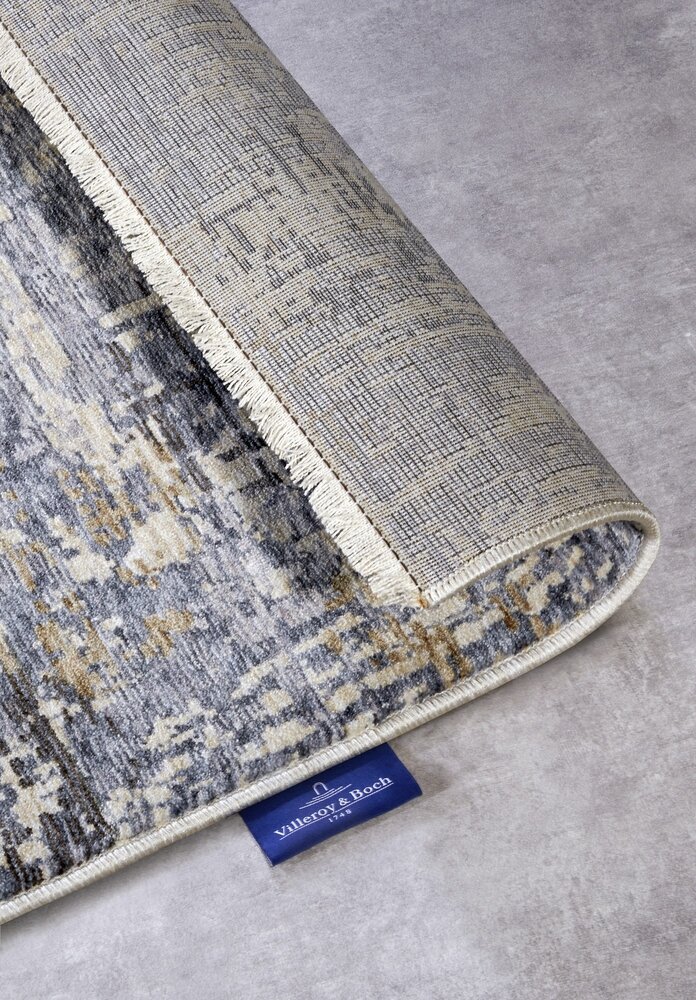 Villeroy & Boch - Vintage Laagpolig vloerkleed - Joseph - Blauw / Crème