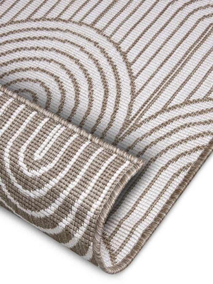 Binnen- En Buitenkleed Omkeerbaar - Pangli Japandi Taupe Binnen- En Buitenkleed Omkeerbaar - Pangli Japandi Taupe
