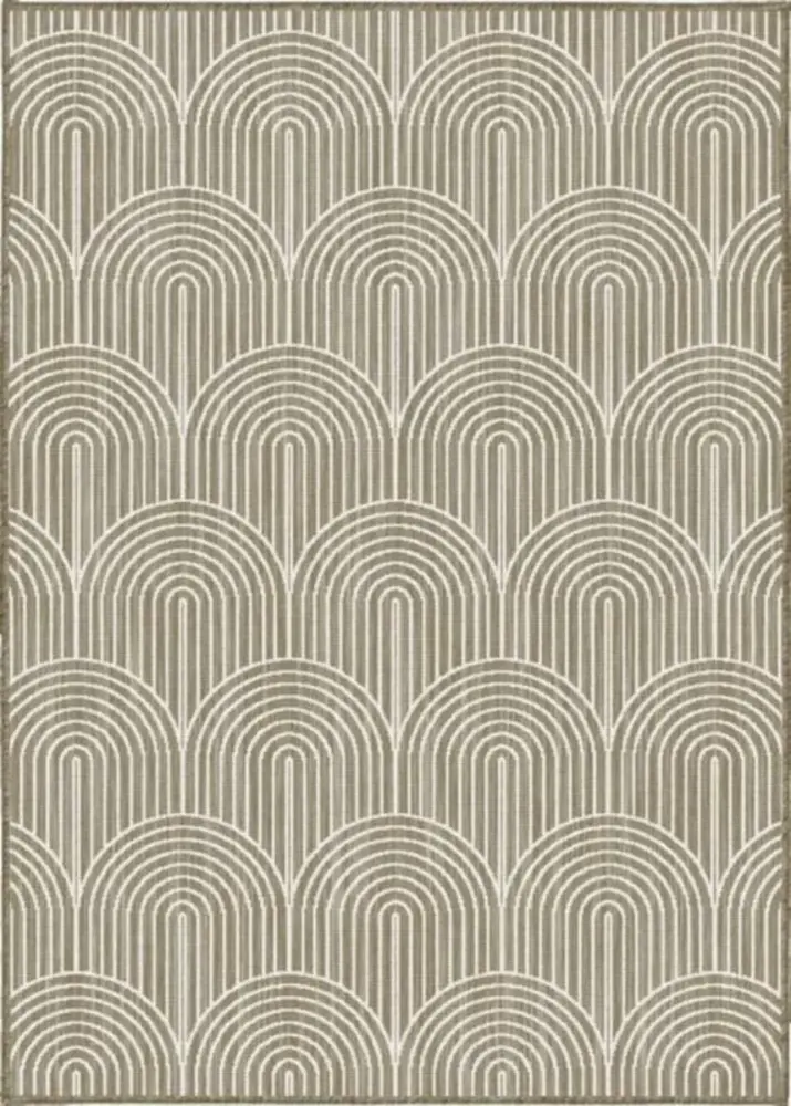 Binnen- En Buitenkleed Omkeerbaar - Pangli Japandi Taupe Binnen- En Buitenkleed Omkeerbaar - Pangli Japandi Taupe