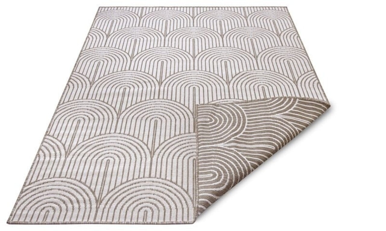 Binnen- En Buitenkleed Omkeerbaar - Pangli Japandi Taupe Binnen- En Buitenkleed Omkeerbaar - Pangli Japandi Taupe
