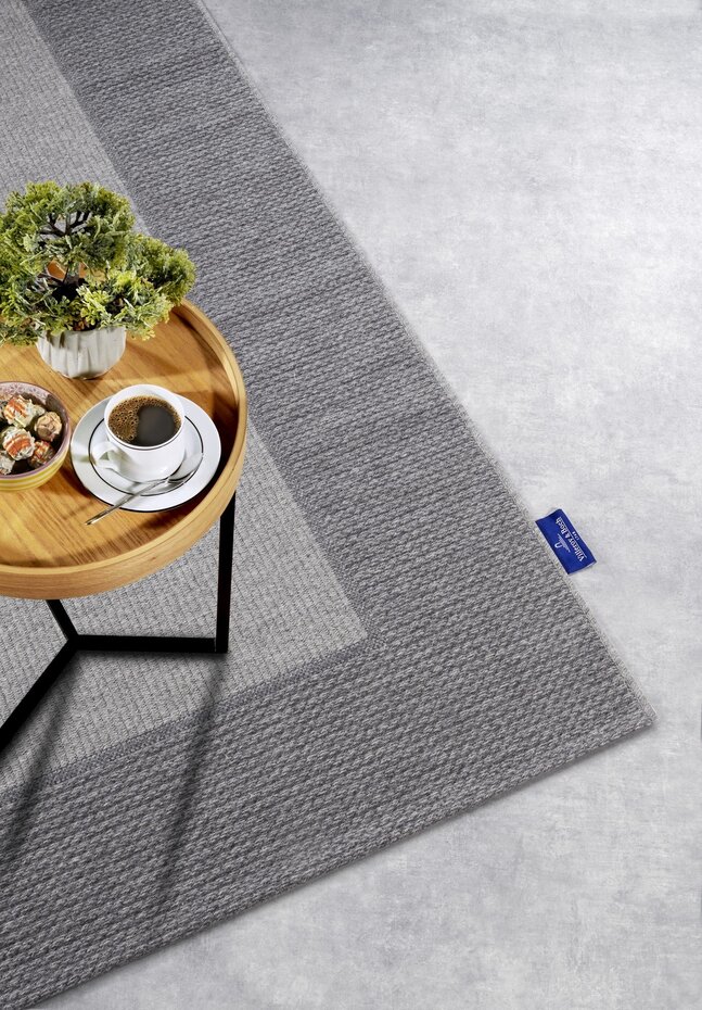 Villeroy & Boch - Wol vloerkleed - Johann Nature - Beige / Grijs Villeroy & Boch - Wol vloerkleed - Johann Nature - Beige / Grijs