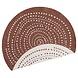 Rond Binnen & Buiten vloerkleed - Bali Terracotta/Crème Omkeerbaar Rond Binnen & Buiten vloerkleed - Bali Terracotta/Crème Omkeerbaar