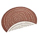 Rond Binnen & Buiten vloerkleed - Bali Terracotta/Crème Omkeerbaar Rond Binnen & Buiten vloerkleed - Bali Terracotta/Crème Omkeerbaar