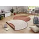 Rond Binnen & Buiten vloerkleed - Bali Terracotta/Crème Omkeerbaar Rond Binnen & Buiten vloerkleed - Bali Terracotta/Crème Omkeerbaar