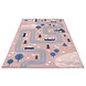 Kindervloerkleed - Design Kids Straat Roze Kindervloerkleed - Design Kids Straat Roze