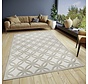Modern vloerkleed - Cirkel Crème/Beige