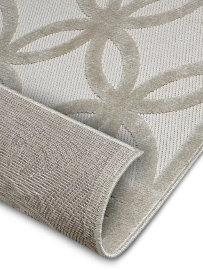 Modern vloerkleed - Cirkel Crème/Beige