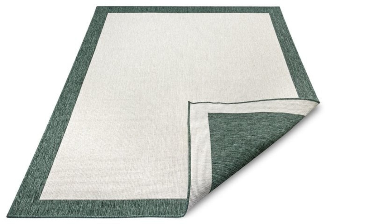 Binnen & Buiten Omkeerbaar vloerkleed - Panama Groen/Crème