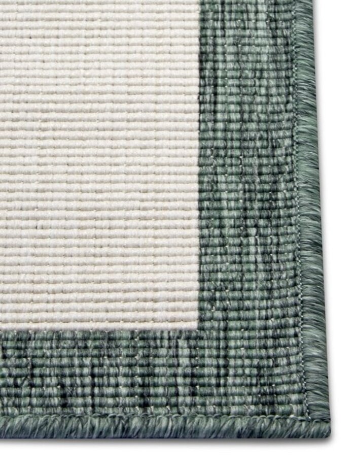 Binnen & Buiten Omkeerbaar vloerkleed - Panama Groen/Crème