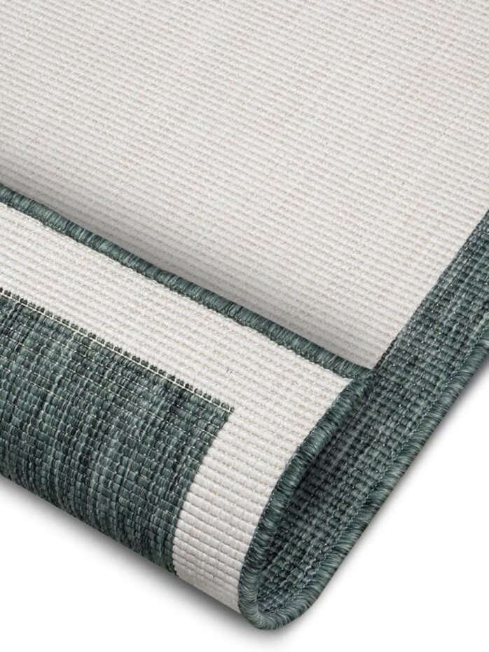 Binnen & Buiten Omkeerbaar vloerkleed - Panama Groen/Crème