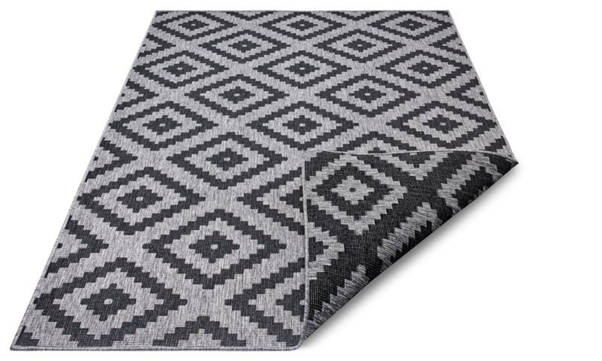 Binnen & Buiten Omkeerbaar vloerkleed - Malta Grijs