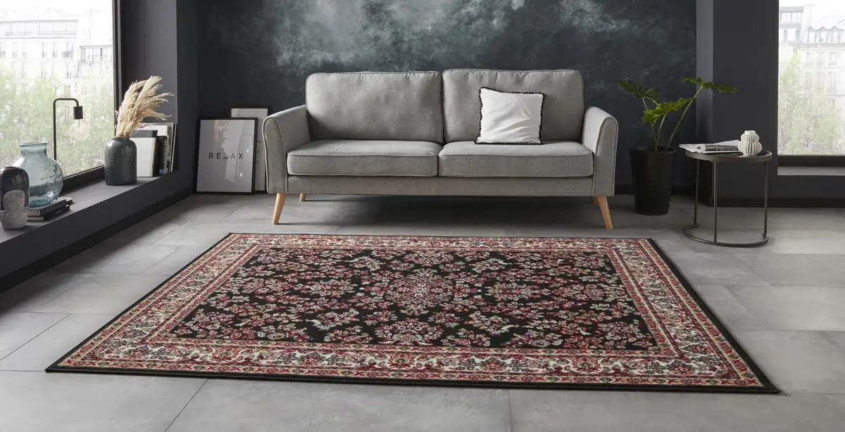 Klassiek vloerkleed - Oriental Zwart