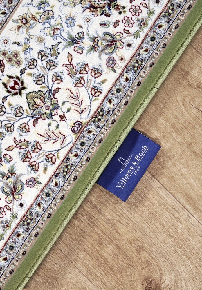 Villeroy & Boch - Klassiek Laagpolig vloerkleed - Etienne - Groen / Crème