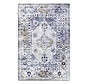 Freundin Home Collection - Asya Laagpolig Vintage vloerkleed - Blauw / Goud