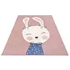 Kindervloerkleed - Konijn Polly Roze Kindervloerkleed - Konijn Polly Roze