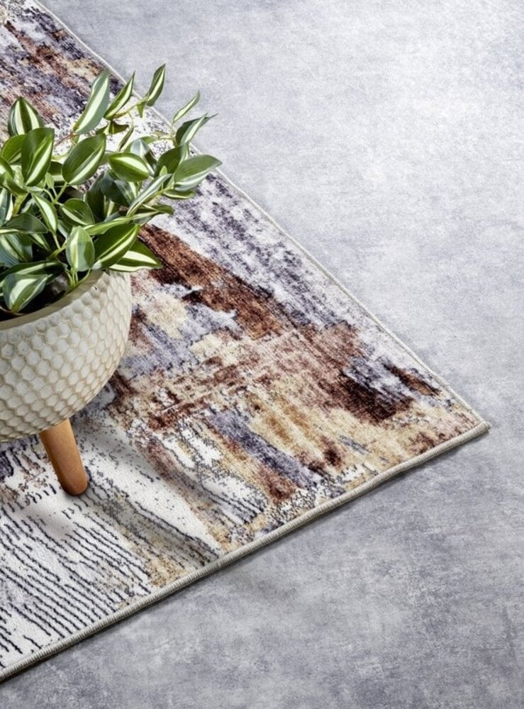 Elle Decoration - Imagination - Laagpolig vloerkleed - Malard - Koper / Goud Elle Decoration - Imagination - Laagpolig vloerkleed - Malard - Koper / Goud