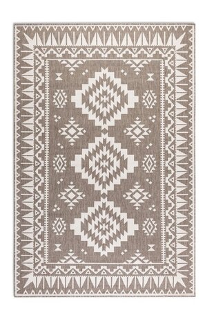 Elle Decoration - Binnen & Buitenkleed - Omkeerbaar - Gemini - Linen / Beige