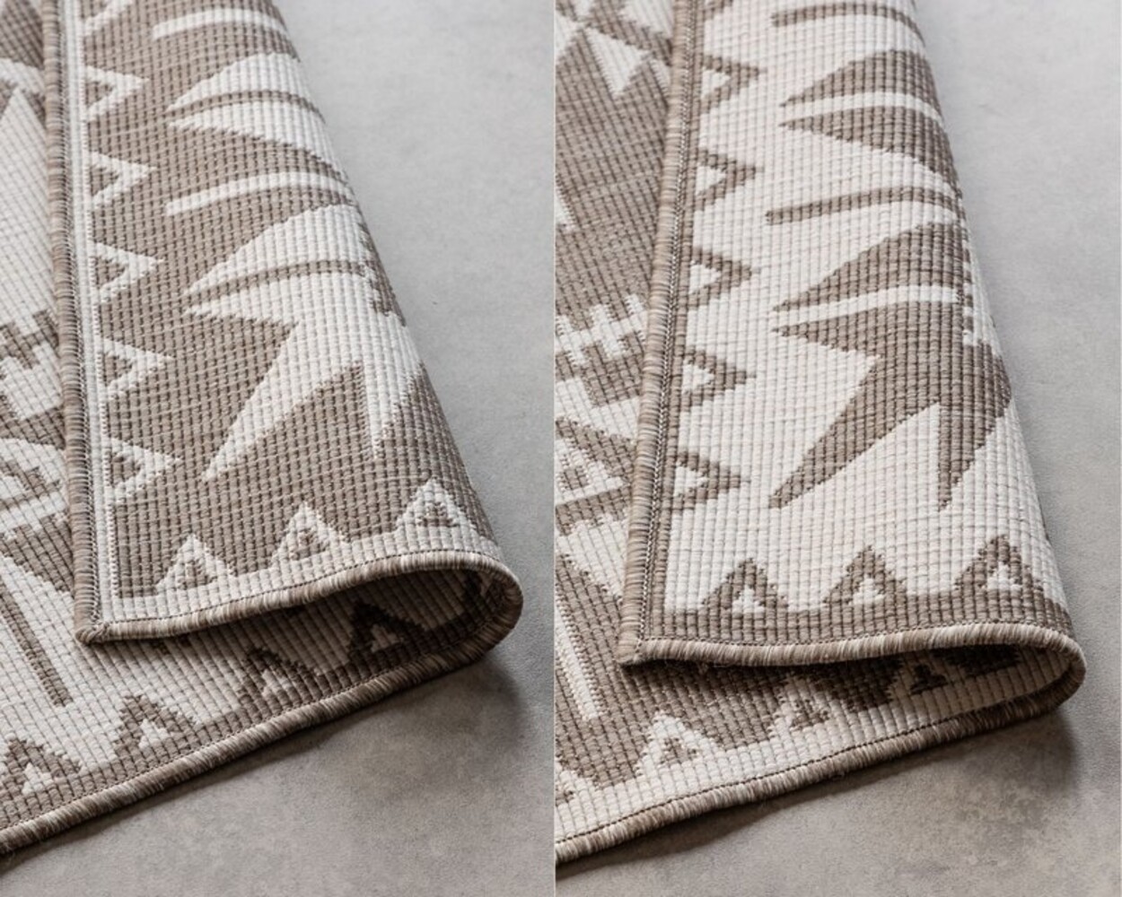 Elle Decoration - Binnen & Buitenkleed - Omkeerbaar - Gemini - Linen / Beige Elle Decoration - Binnen & Buitenkleed - Omkeerbaar - Gemini - Linen / Beige