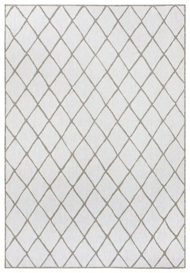 Binnen & Buiten Omkeerbaar vloerkleed - Malaga Beige/Crème