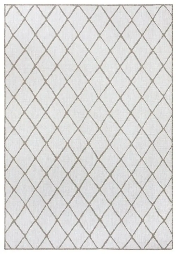 Binnen & Buiten Omkeerbaar vloerkleed - Malaga Beige/Crème Binnen & Buiten Omkeerbaar vloerkleed - Malaga Beige/Crème