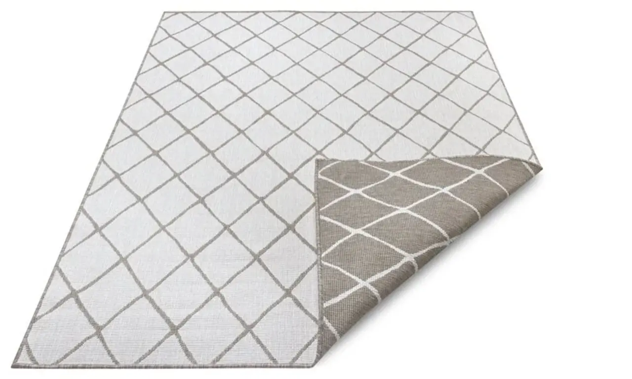 Binnen & Buiten Omkeerbaar vloerkleed - Malaga Beige/Crème Binnen & Buiten Omkeerbaar vloerkleed - Malaga Beige/Crème