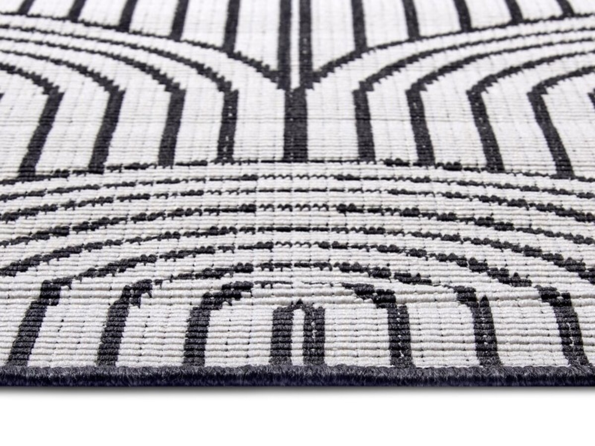 Binnen- En Buitenkleed Omkeerbaar - Pangli Japandi Zwart Binnen- En Buitenkleed Omkeerbaar - Pangli Japandi Zwart