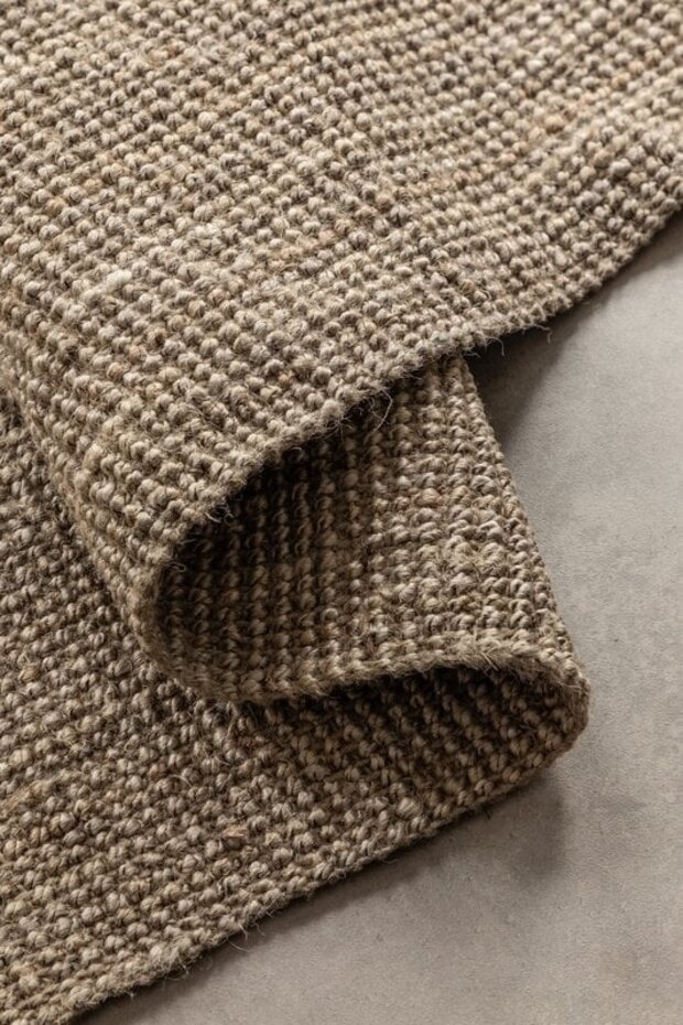 Handgeweven Jute vloerkleed - Bouclé Jaipur Taupe