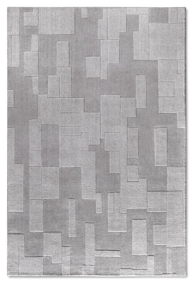 Wollen vloerkleed - Wilhelmine Grijs Wollen vloerkleed - Wilhelmine Grijs