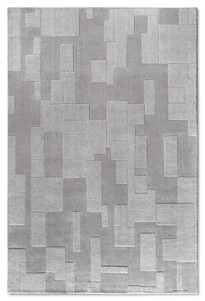 Wollen vloerkleed - Wilhelmine Grijs Wollen vloerkleed - Wilhelmine Grijs