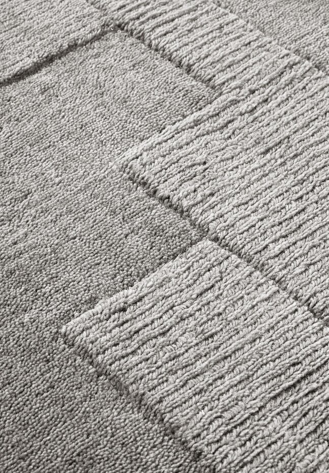 Wollen vloerkleed - Wilhelmine Grijs Wollen vloerkleed - Wilhelmine Grijs