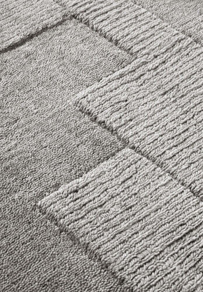 Wollen vloerkleed - Wilhelmine Grijs Wollen vloerkleed - Wilhelmine Grijs