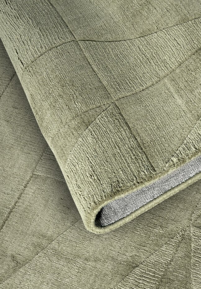 Wollen vloerkleed - Ursule Groen Wollen vloerkleed - Ursule Groen