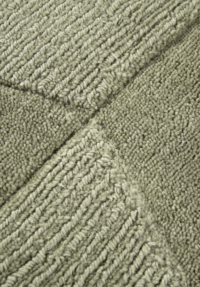 Wollen vloerkleed - Ursule Groen Wollen vloerkleed - Ursule Groen