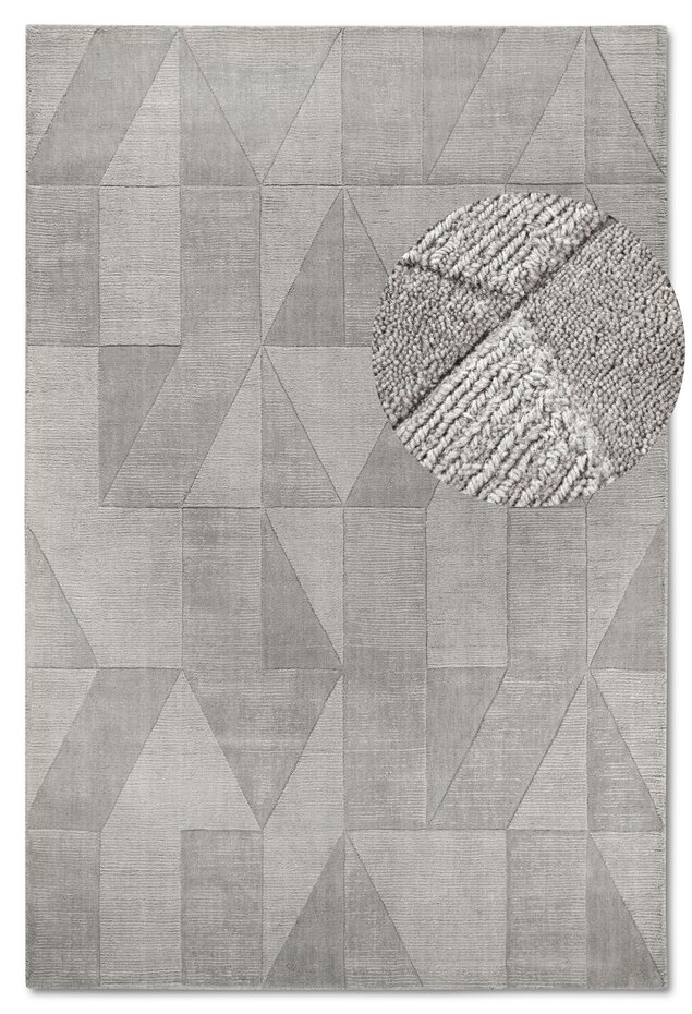 Wollen vloerkleed - Ursule Grijs