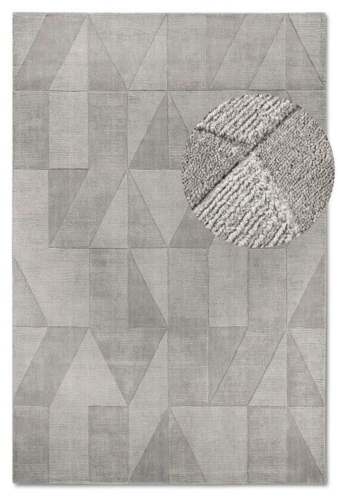 Wollen vloerkleed - Ursule Grijs